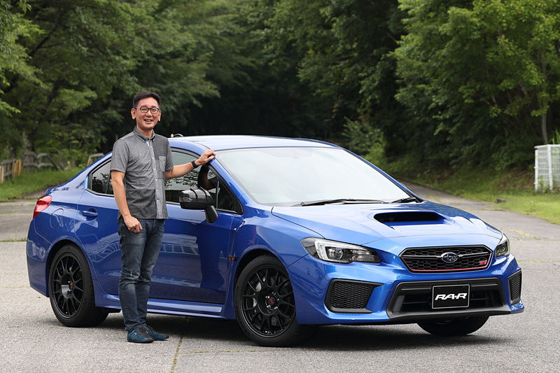 “サーキットアタッカー的存在”だった「インプレッサ WRX STI spec C Type RA-R」の復活だとしたら……。そう考えると顔も若干こわばる。プレッシャー半端ないって