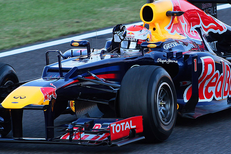 ベッテルは終始トップをキープした