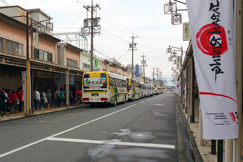 白子駅～サーキットは約20分で安定した移動が可能となった