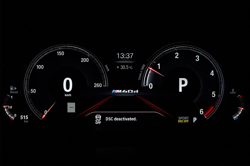 M40dのインテリア