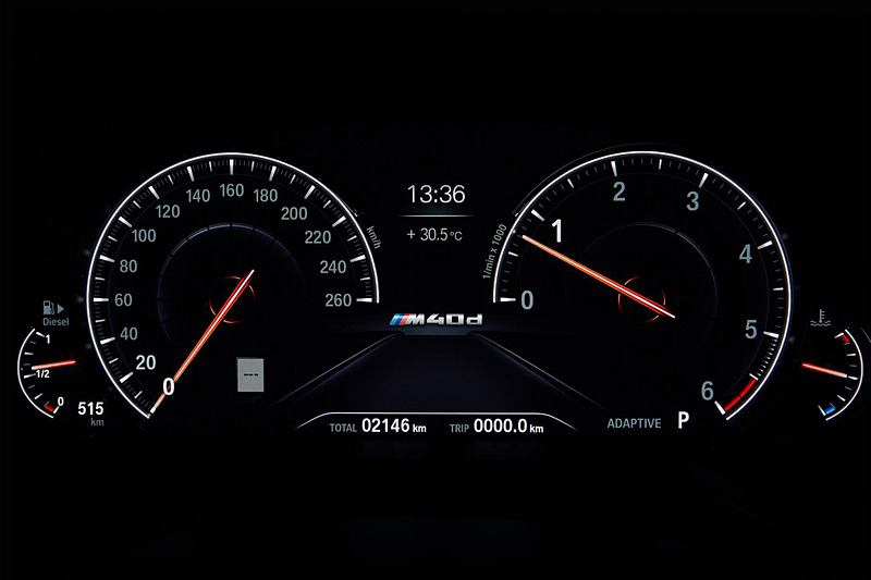 M40dのインテリア