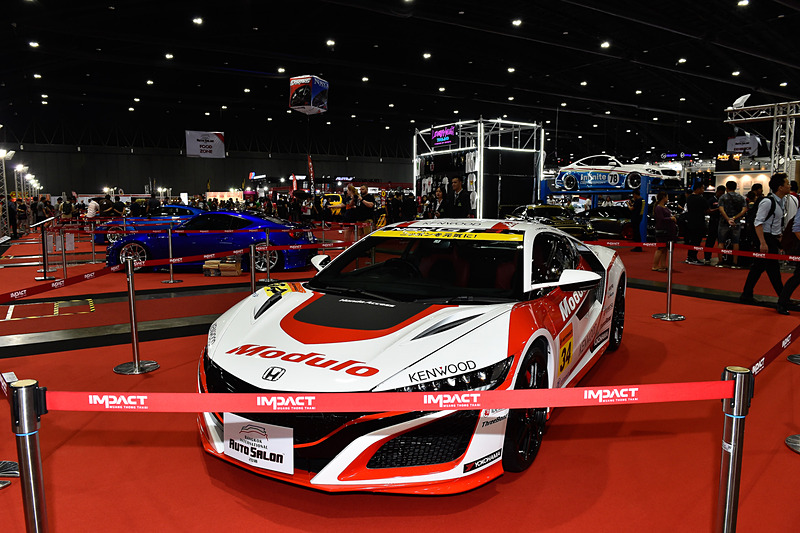 ホンダアクセスのNC型NSX。このイベントなどのために日本からはるばる送られてきた