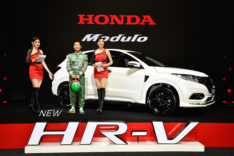 ホンダのステージで自己紹介