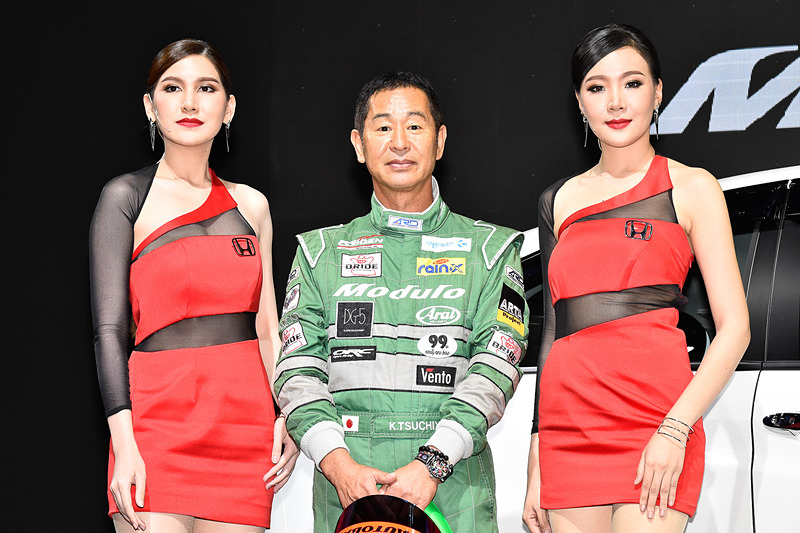 ホンダのステージで自己紹介