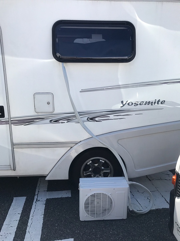 キャンピングカーでの使用イメージ