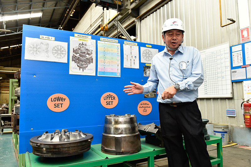 型の製造過程の説明