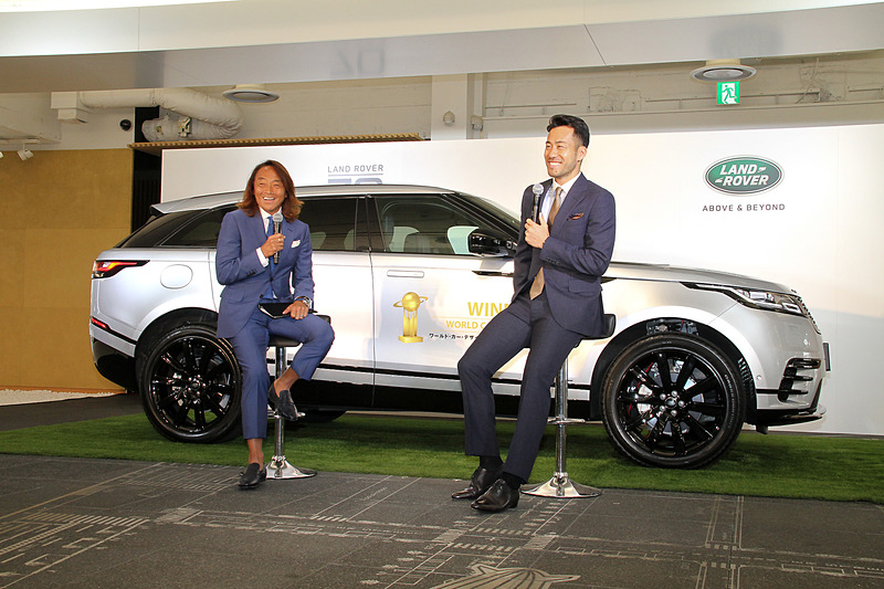 発表会では北澤豪氏と吉田選手によるトークショーが開かれた