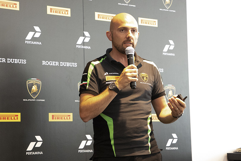 アウトモビリ ランボルギーニ モータースポーツ責任者のジョルジオ・サンナ氏