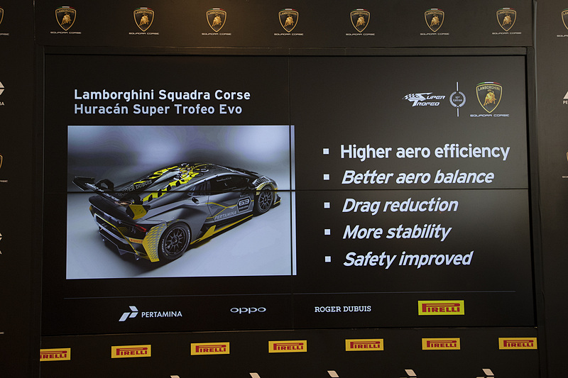 2017年9月に発表したウラカン スーパートロフェオ EVO。空力面での進化が目立ち、速いだけでなく運転しやすく安全に走行できるようになっている