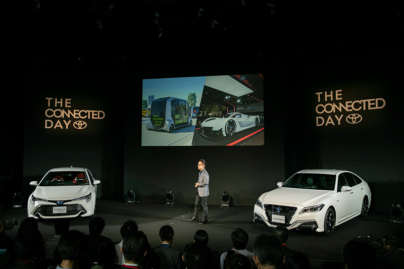 新型「クラウン」新型車「カローラスポーツ」発表会「THE CONNECTED DAY」