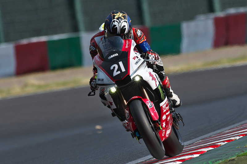 21号車中須賀選手は予選前半のブルーグループで2番手のタイムを記録