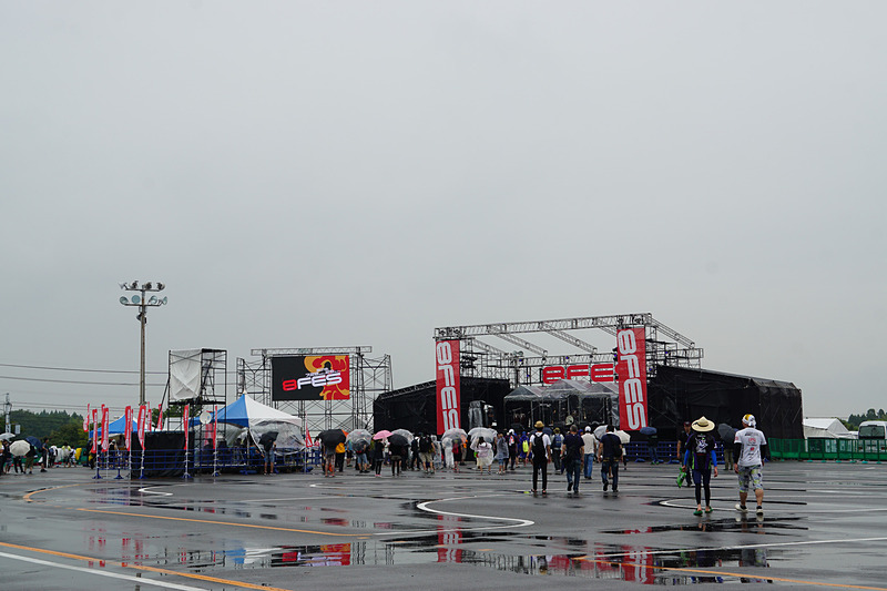 7月28日の会場。「8フェス」ステージ