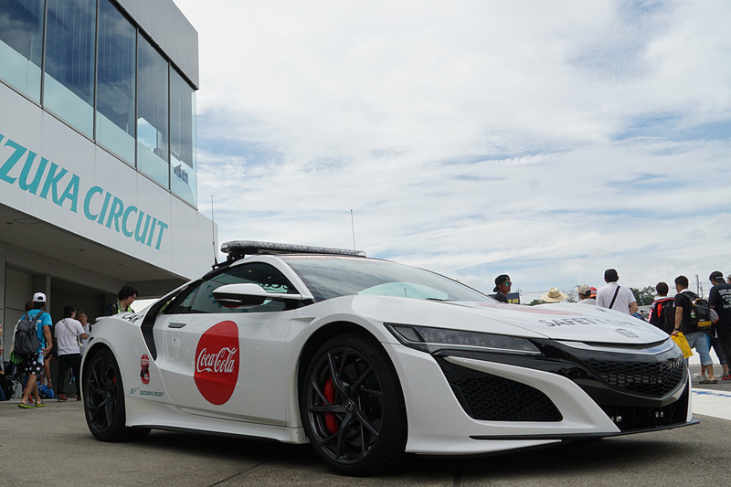 7月28日13時～14時ごろの様子。晴れ間がのぞく鈴鹿サーキット