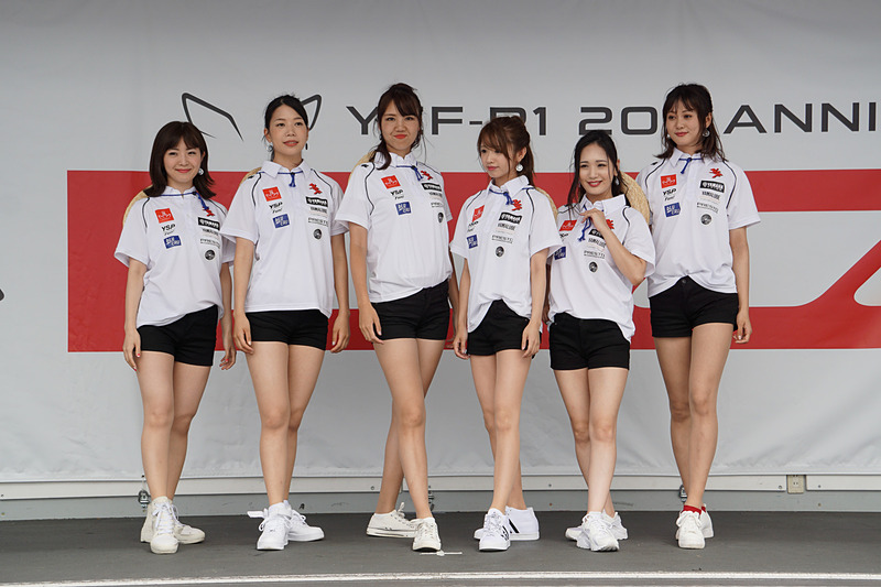 撮影会を開催したヤマハブース