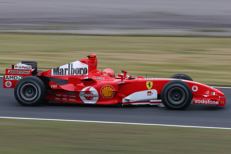2005年、フェラーリとシューマッハは失速した