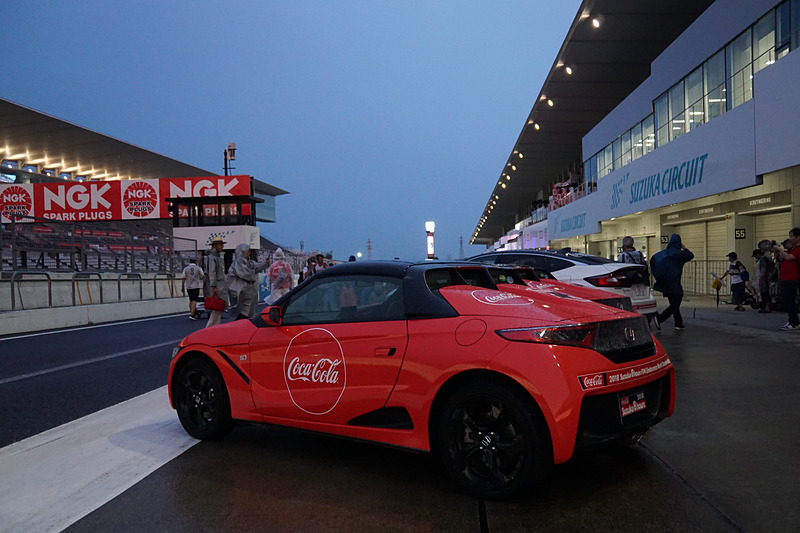 7月28日の鈴鹿サーキットの様子