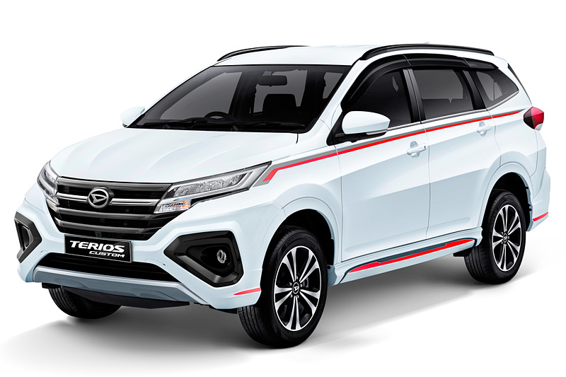 テリオス カスタムはアクセサリーパーツの追加でスポーティ感を向上させた特別仕様車