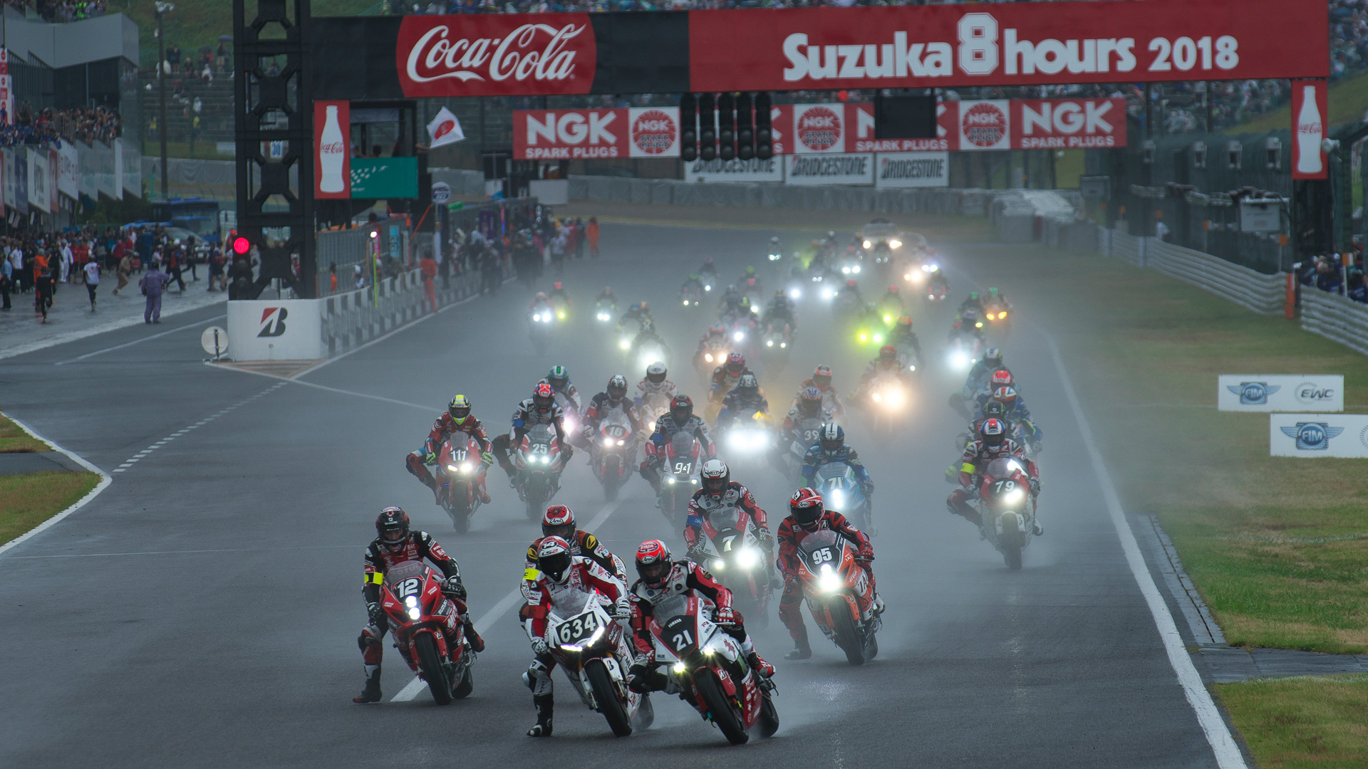 鈴鹿サーキットで7月26日～29日に開催された「2017-2018 FIM世界耐久選手権最終戦“コカ･コーラ”鈴鹿8時間耐久ロードレース第41回大会」