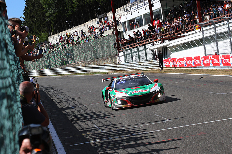 完走したアキュラ ホンダNSX GT3