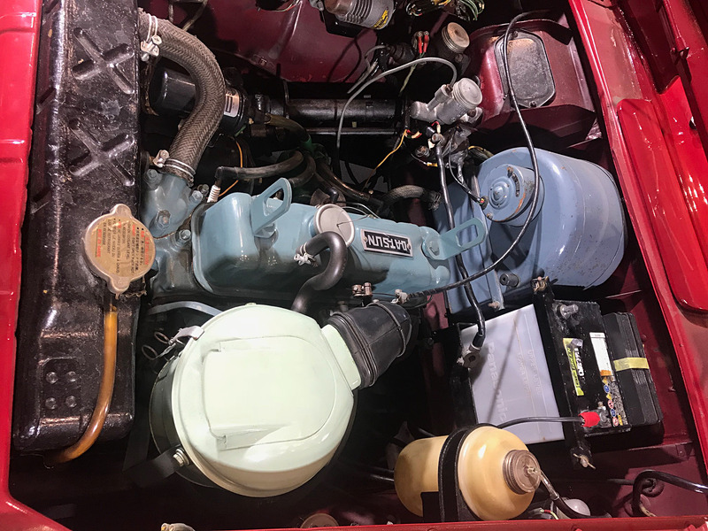 ダットサンC型のエンジン