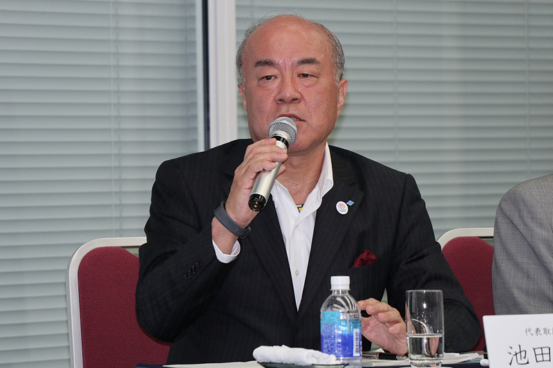 2018年の通期見込みを下方修正したが、「VISION 2020」で示した長期ビジョンの行動イメージに変わりはないと語る池田氏