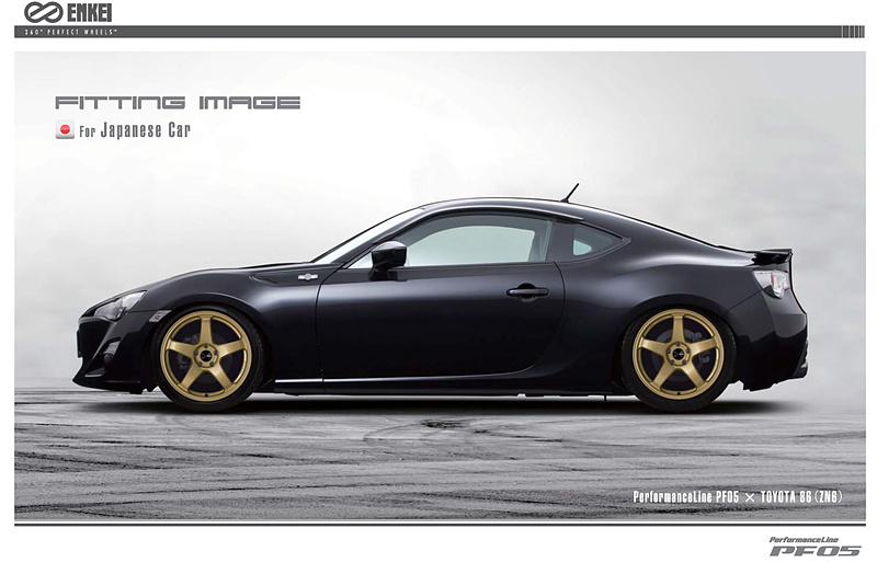 トヨタ自動車「86」（ZN6）装着イメージ