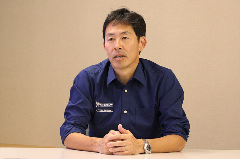 日本ミシュランタイヤ株式会社 製品開発本部 PC/LTタイヤ新製品開発部 部長 蔭山浩司氏