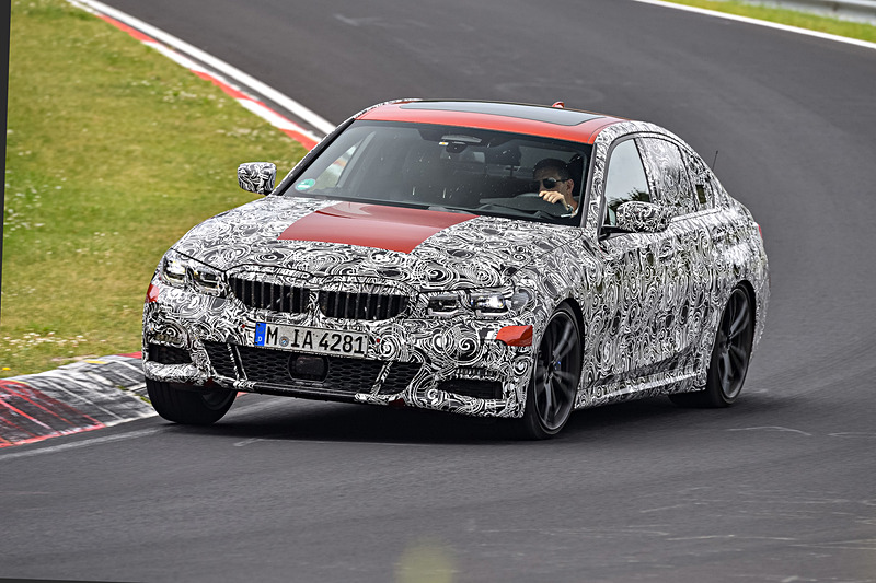 独BMWが公開した第7世代の新型「3シリーズ」プロトタイプモデル