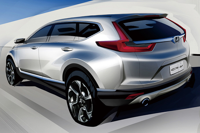 新型CR-Vのイメージスケッチ