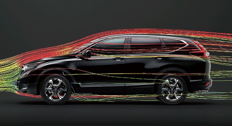 新型CR-Vは「HRD Sakura」での風洞実験で空力性能を磨き上げた