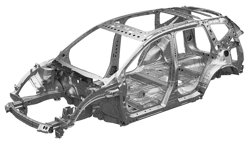 新型CR-Vのホワイトボディ