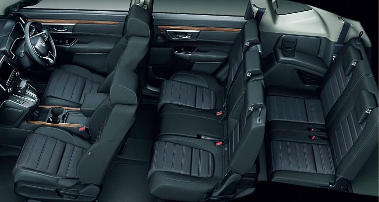 EXの5人乗り仕様と7人乗り仕様