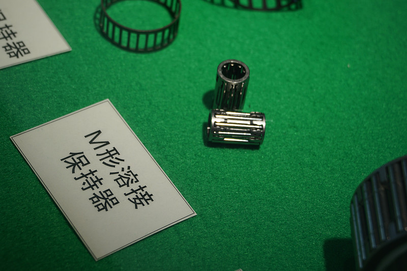 生産品目の歴史を紹介する展示