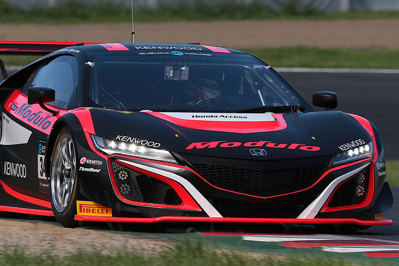 SUPER GT 富士500マイルレースのアクシデントから復活した34号車 Modulo Drago CORSE（Honda NSX GT3、道上龍/大津弘樹/小暮卓史組）