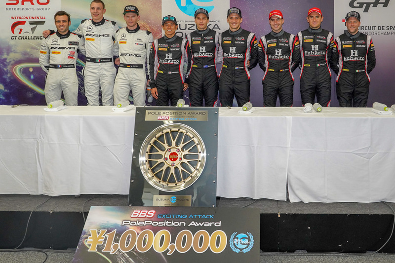 記者会見に登壇したトップ3のドライバー