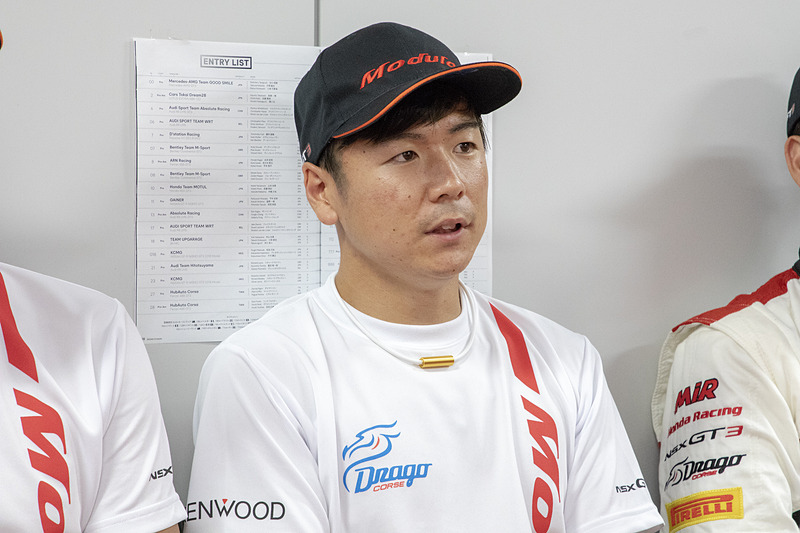 NSX勢では予選セッションでもっともよいタイムをマークしていた大津選手