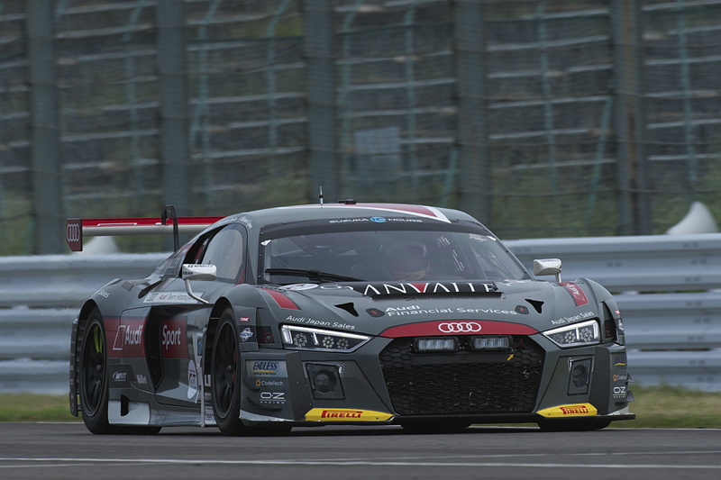 一ツ山レーシングが走らせる21号車 Audi Team Hitotsuyama（Audi R8 LMS、リチャード・ライアン/富田竜一郎/アレッシオ・ピカリエロ 組）