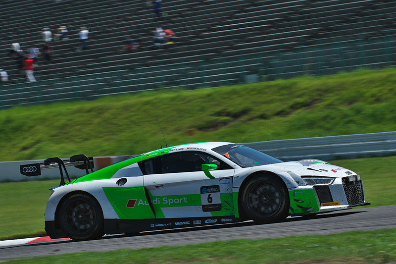 6号車 Audi Sport Team Absolute Racing（Audi R8 LMS GT3、マルクス・ウィンケルホック/クリストファー・ハース/ケルビン・ファン・デル・リンデ組）