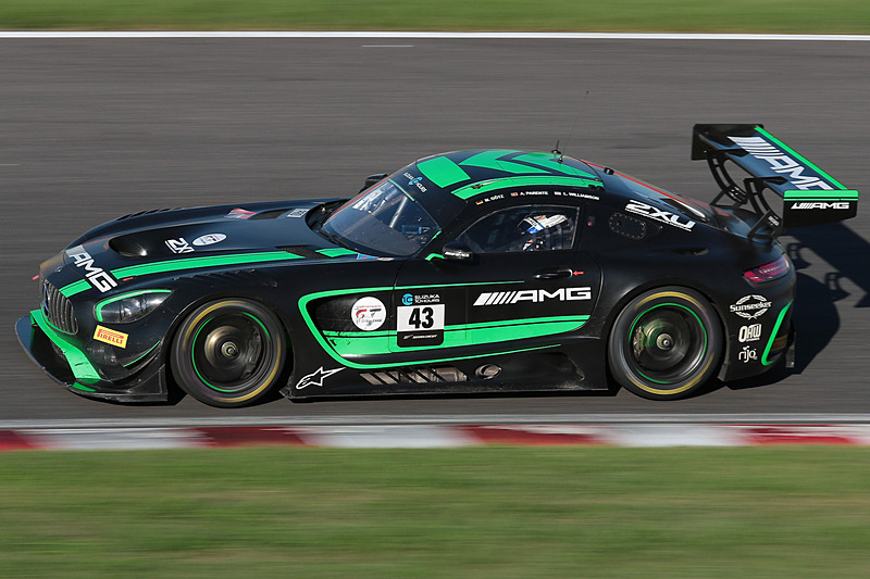 43号車 Mercedes-AMG Team Strakka Racing（Mercedes-AMG GT3、ルイス・ウィリアムソン/マキシミリアン・ゲーツ/アルバロ・パレンテ組）