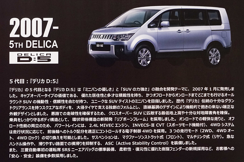 5代目「デリカ D：5」