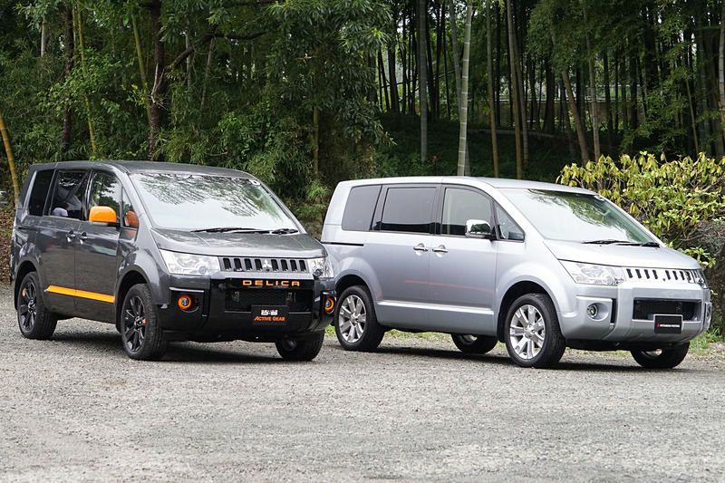 オレンジの挿し色が特徴の特別仕様車「ACTIVE GEAR」（左）と最上級グレード「D-Premium」（右）。すべてクリーンディーゼル車