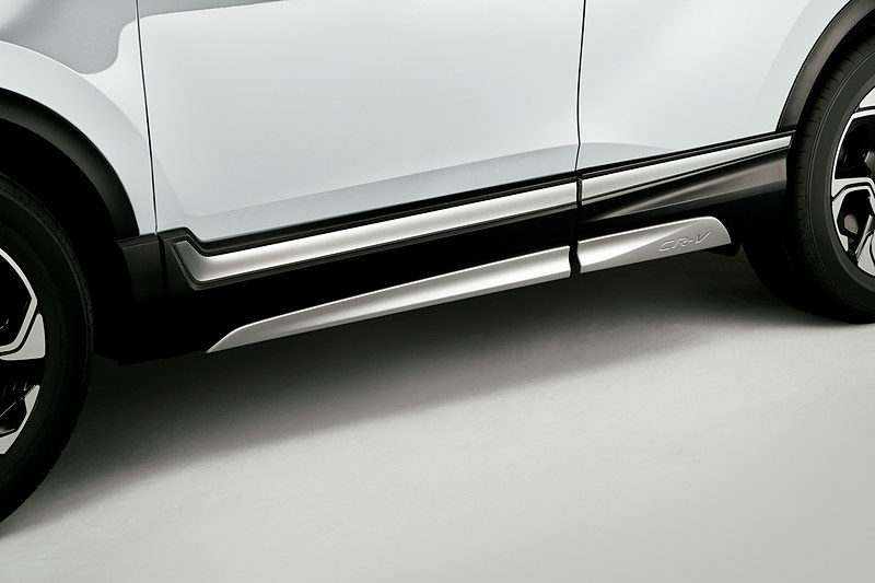 「サイドロアガーニッシュ」（アラバスタシルバー・メタリック/フロント・リア用左右4枚セット）4万3200円