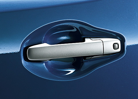 ワゴンR 25周年記念車 HYBRID FXリミテッドのシルバードアハンドル