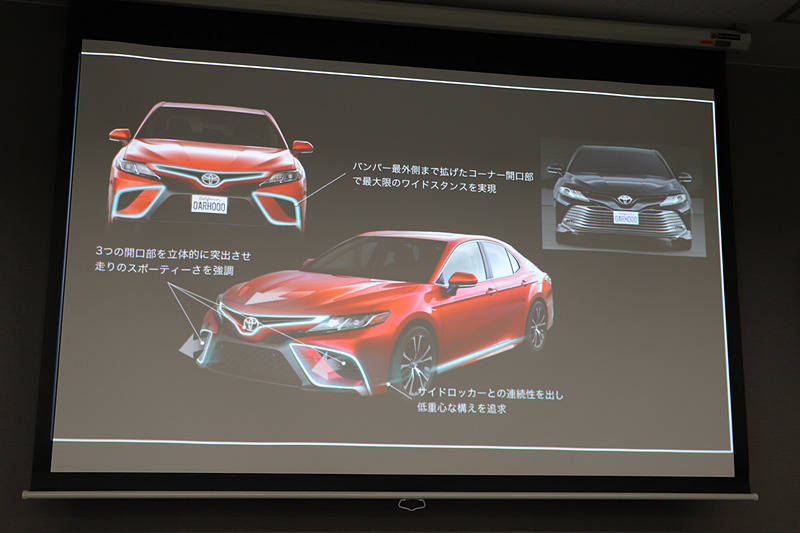 フロントのデザイン特徴