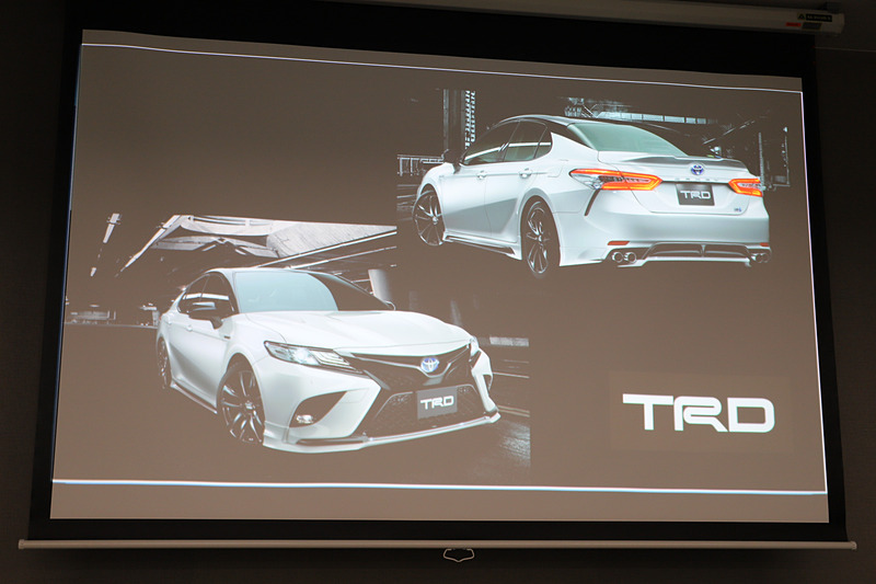 カムリは、国内に導入しているモデルの中でも、ドレスアップパーツを装着して購入するユーザー比率がかなり高いという