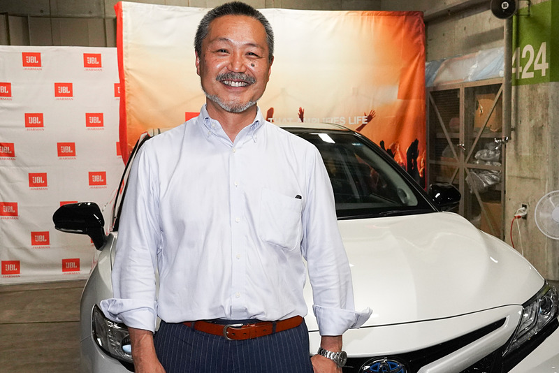 JBLプレミアムサウンドシステムの解説をしてくれた、ハーマンインターナショナル株式会社 シニア・マネージャー コーポレート・コミュニケーションズ 大久保千弥氏