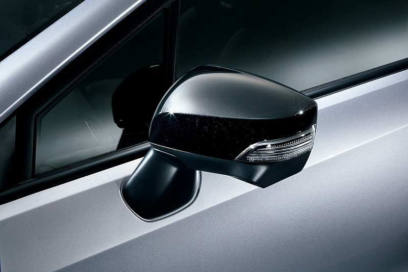 ブラックカラードドアミラー