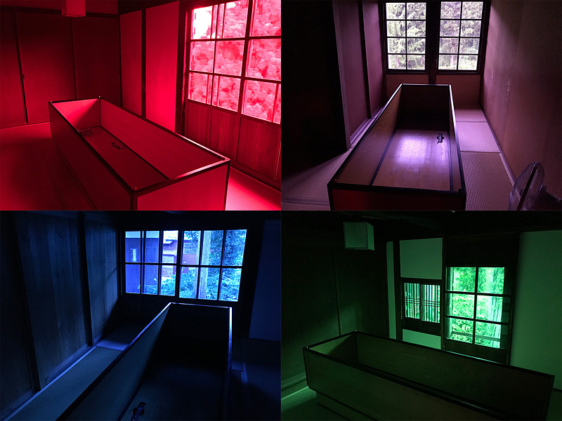 ジャジャ～ン！　あなたは赤、紫、青、緑のどの部屋に泊まりたいですか!?