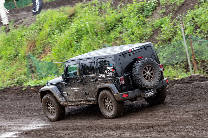 X-MTを装着したジープにも乗った