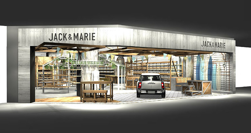 「JACK＆MARIE」のリアル店舗2号店「JACK＆MARIE ららぽーと名古屋みなとアクルス」を9月28日にオープン